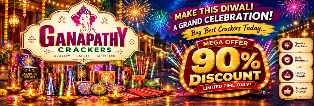 Ganapathy Crackers - Make This Diwali A Grand Celebration 90% Mega Discount